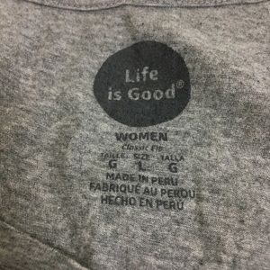 Life Is Good Tops - Life is Good Women’s V Neck T Shirt, Sz Large Life Is Good Tops - Life is Good Women’s V Neck T Shirt, Sz Large